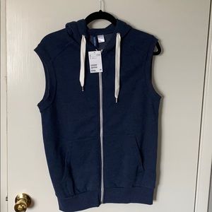 H&M sleeveless zip up
